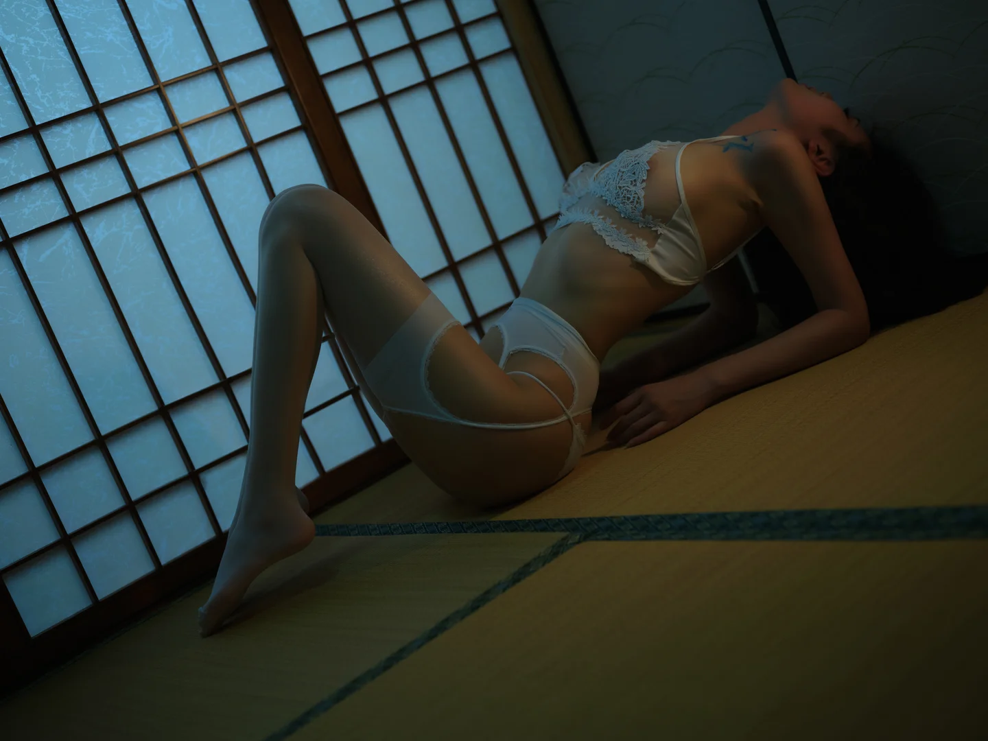 一米八的大梨子 - No.034 复活白 [23P-177MB] tg@simisebaisi 【丝足阁】014.webp